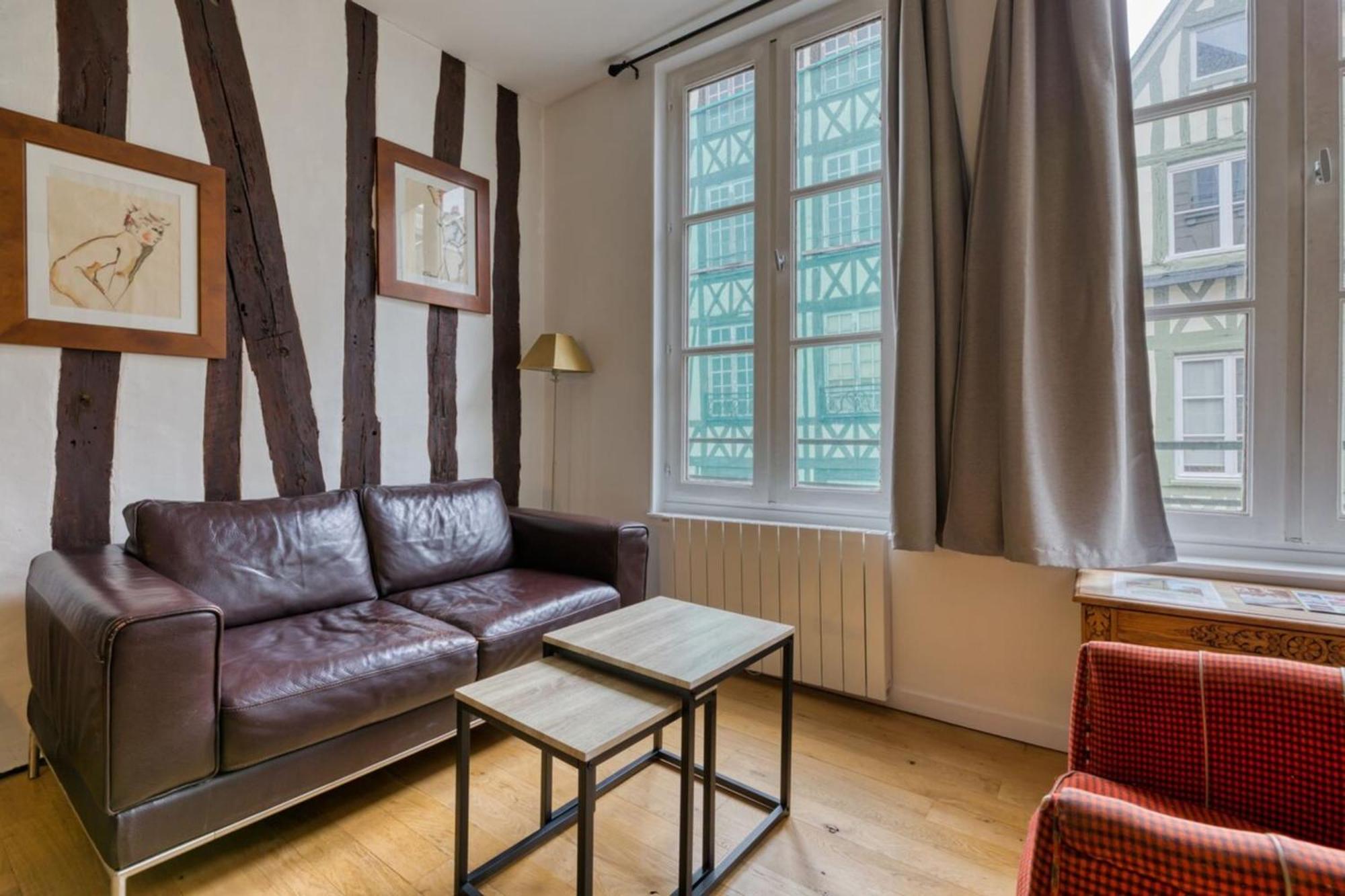 Le Charmant F2 Rue Du Gros Horloge A Rouen! Экстерьер фото